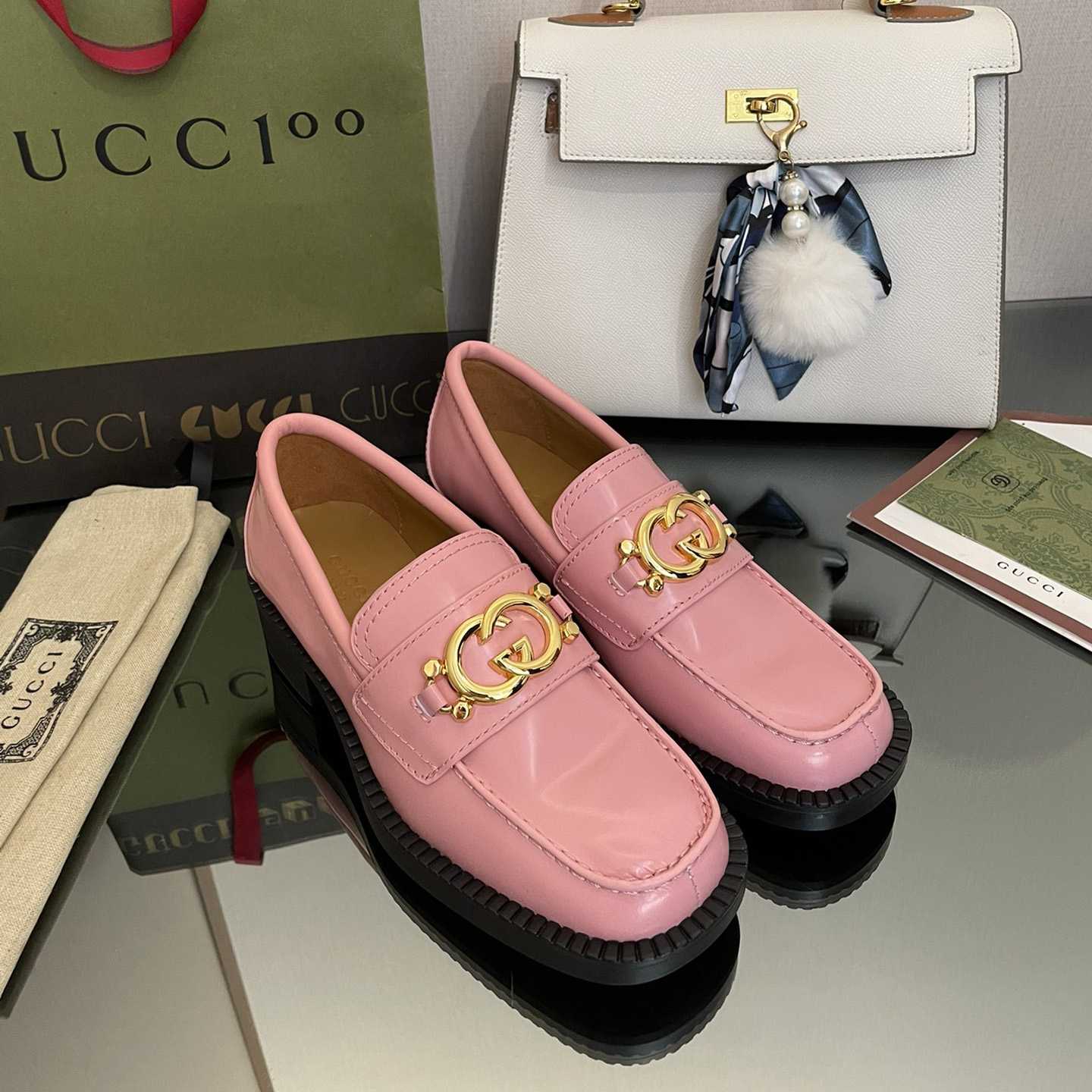 Gucci Women's Loafer With Interlocking G - DopestKickz