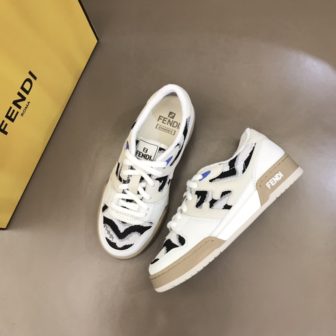 Fendi Match Low-Tops Sneakers - DopestKickz