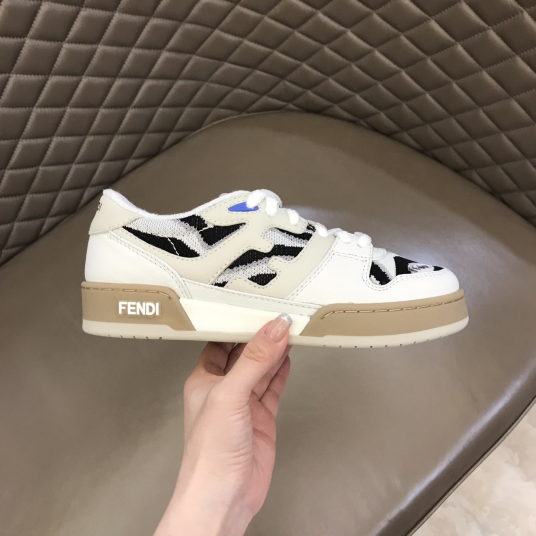 Fendi Match Low-Tops Sneakers - DopestKickz