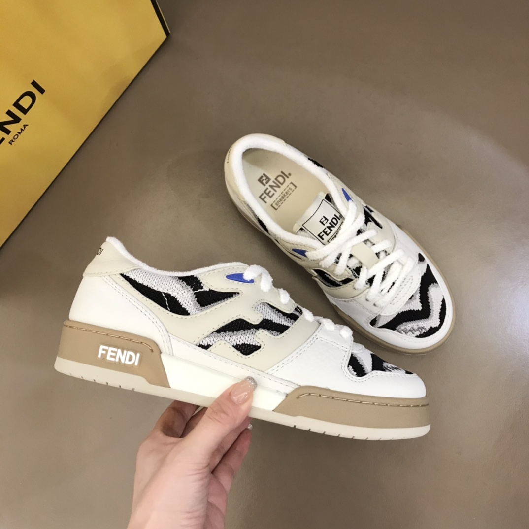 Fendi Match Low-Tops Sneakers - DopestKickz