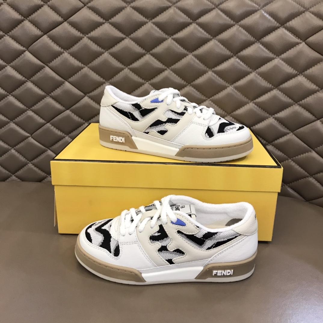 Fendi Match Low-Tops Sneakers - DopestKickz