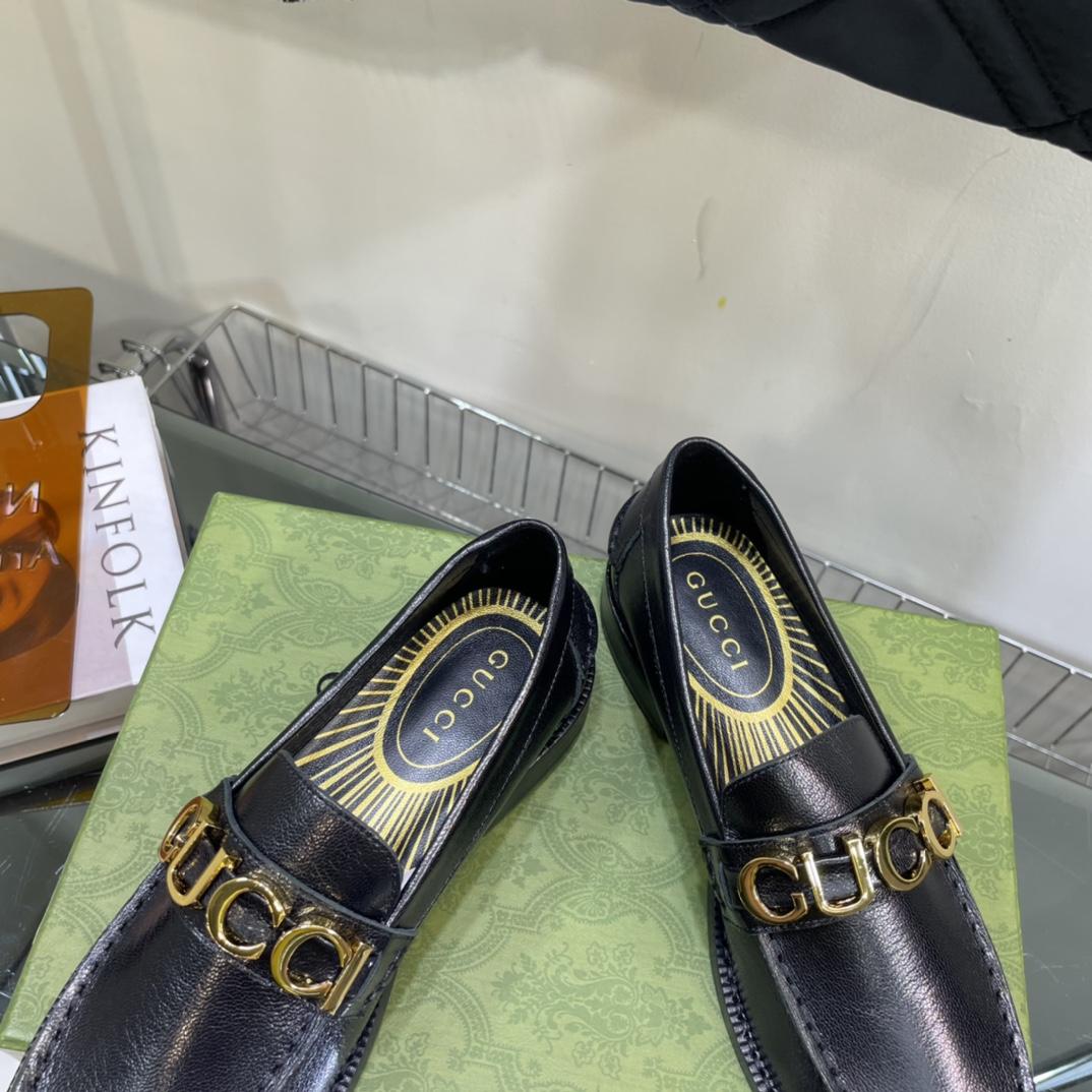 Gucci Women's Gucci Leather Loafer - DopestKickz