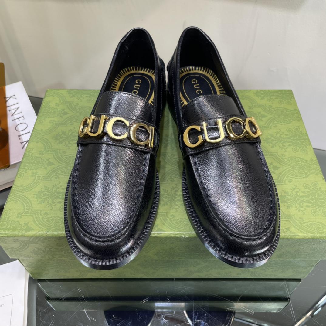 Gucci Women's Gucci Leather Loafer - DopestKickz