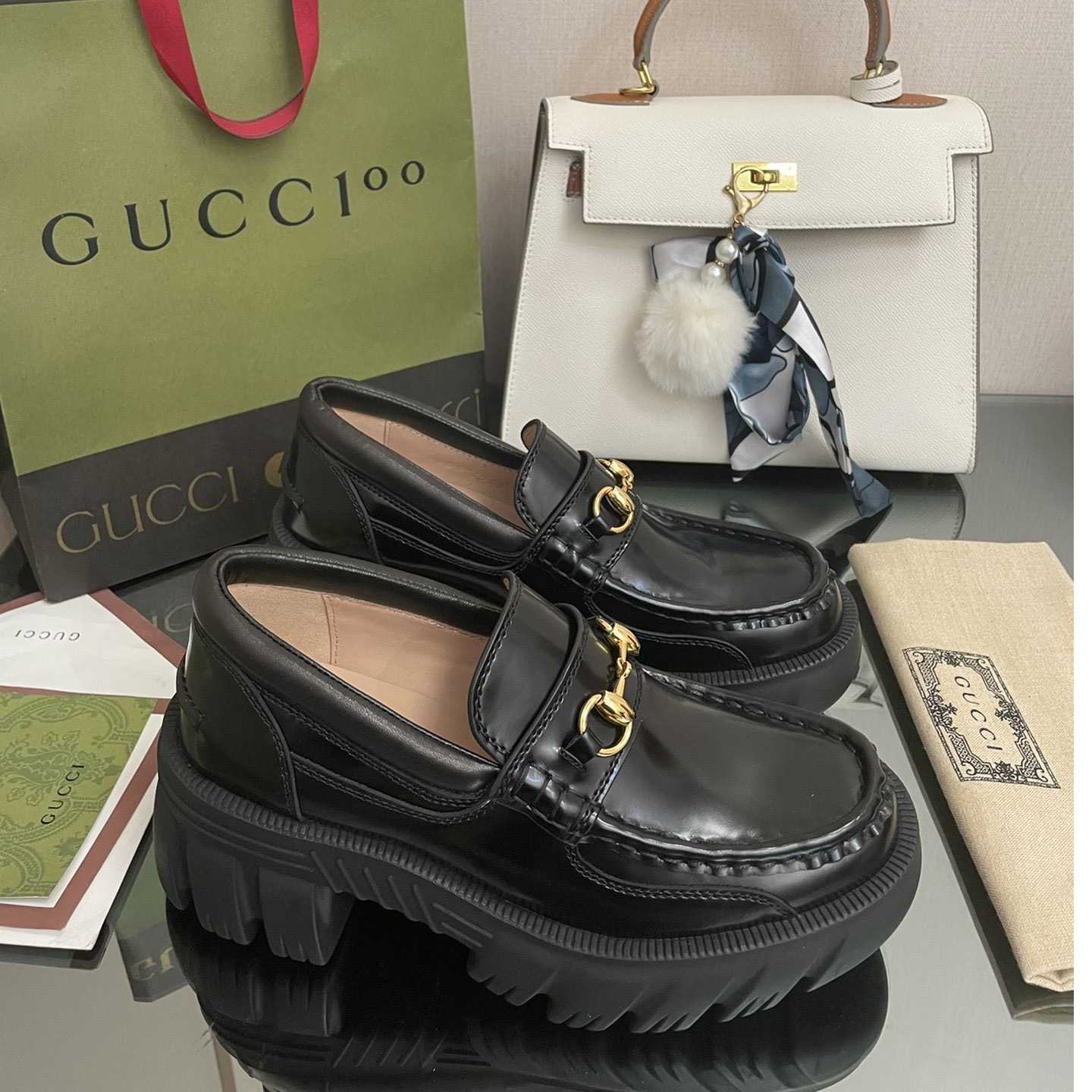 Gucci Women's Loafer With Horsebit - DopestKickz