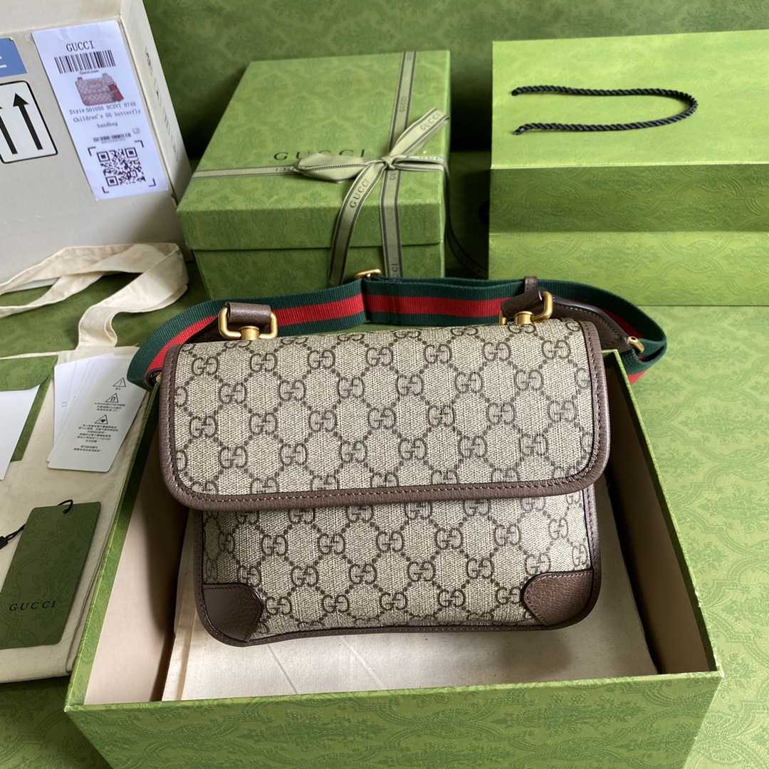 Gucci Neo Vintage Small Messenger Bag(22-16.5-4cm) - DopestKickz