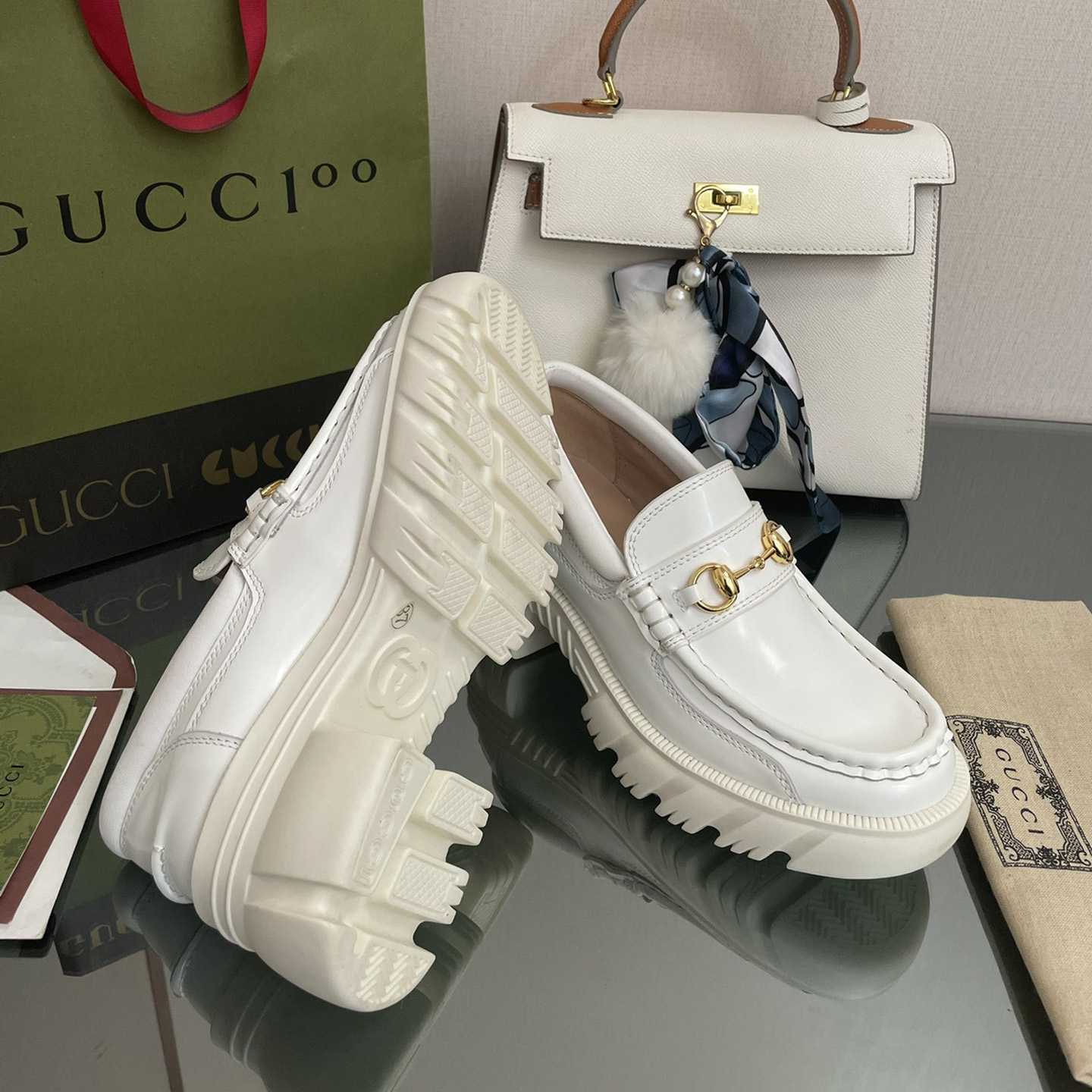 Gucci Women's Loafer With Horsebit - DopestKickz
