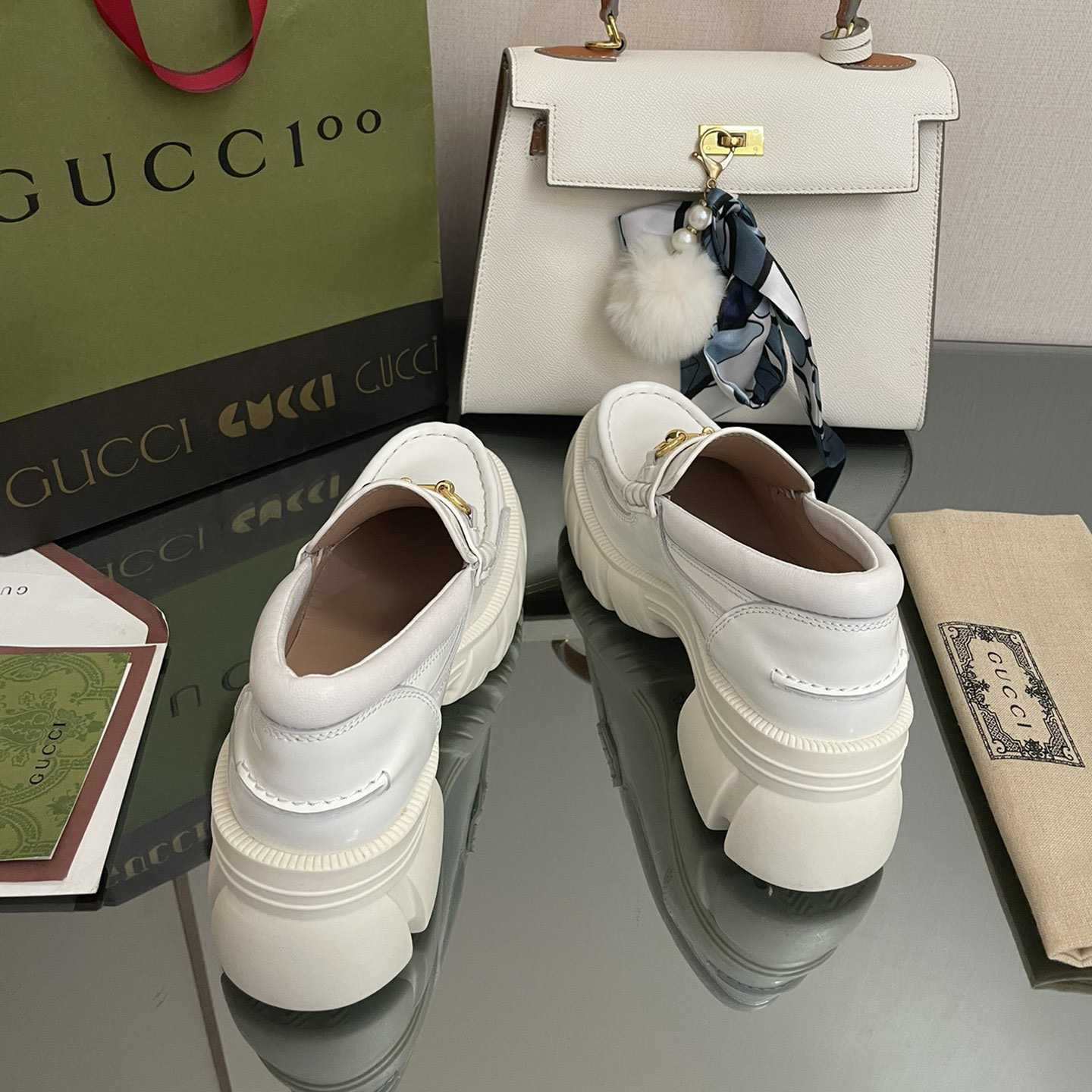 Gucci Women's Loafer With Horsebit - DopestKickz
