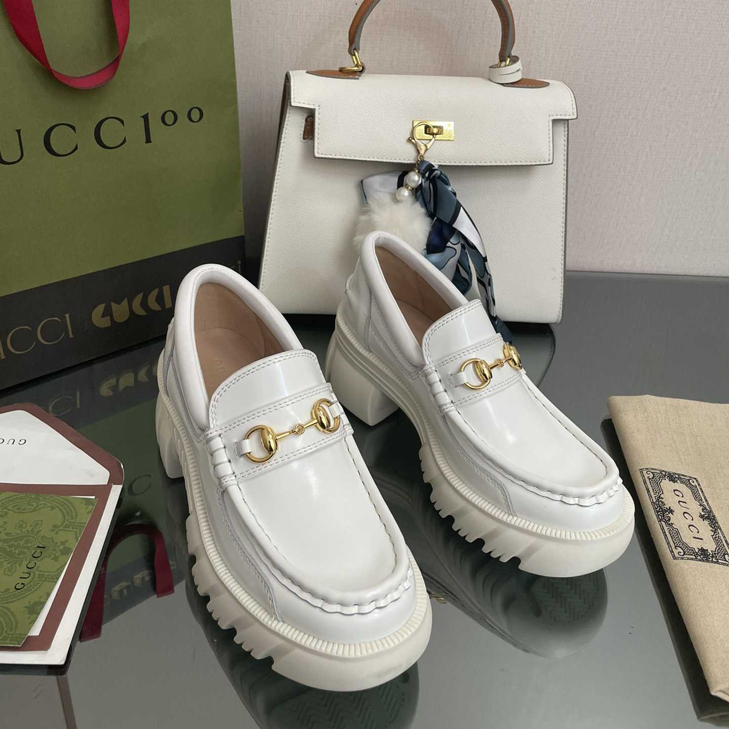 Gucci Women's Loafer With Horsebit - DopestKickz