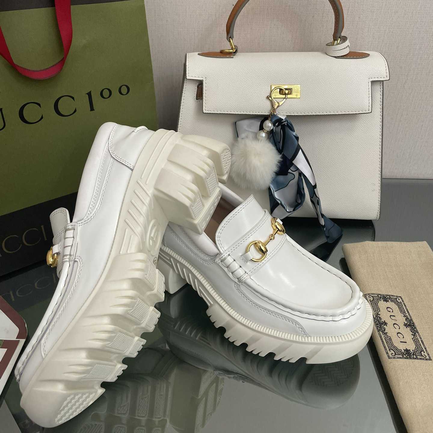 Gucci Women's Loafer With Horsebit - DopestKickz