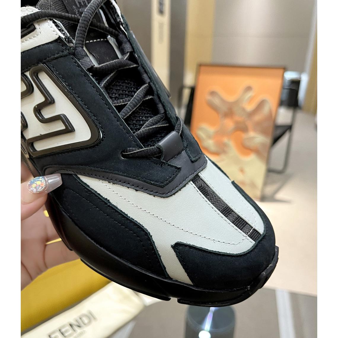 Fendi Faster Trainers Leather Low-Tops Sneakers - DopestKickz