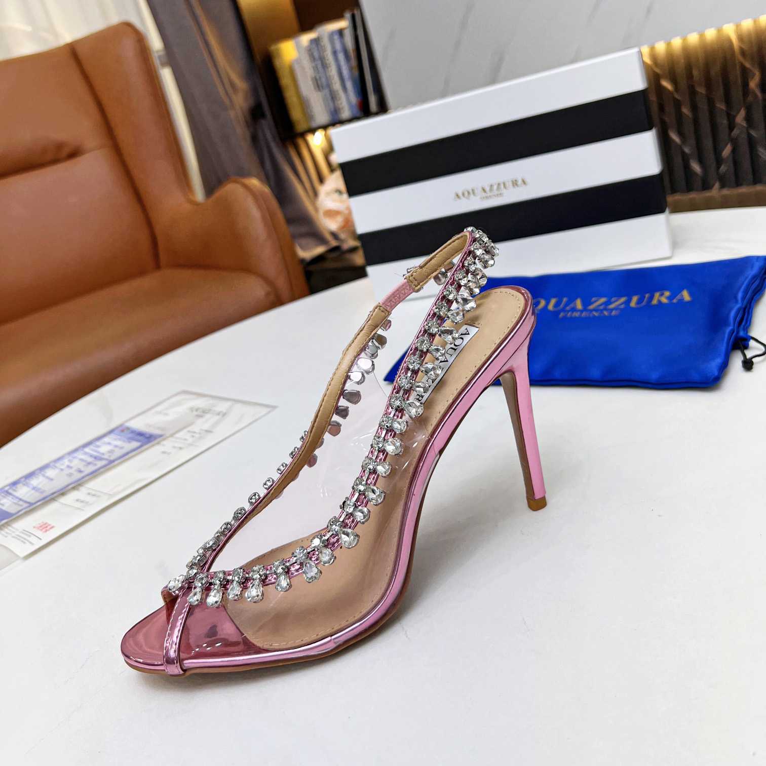 Aquazzura Temptation Crystal Sandal 105 - DopestKickz
