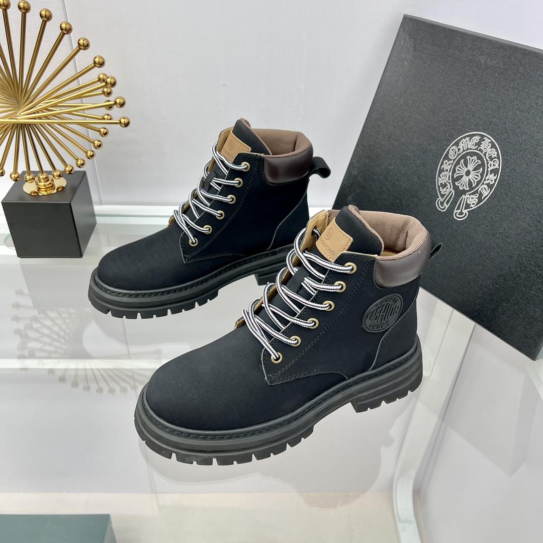 Timberland x Chrome Heart Classic Leather Boots - DopestKickz