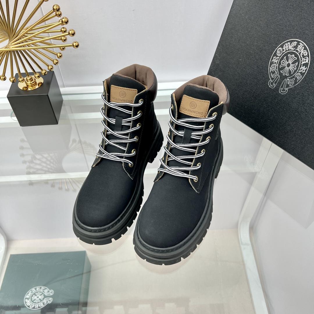 Timberland x Chrome Heart Classic Leather Boots - DopestKickz