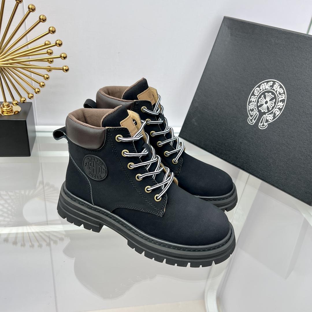 Timberland x Chrome Heart Classic Leather Boots - DopestKickz