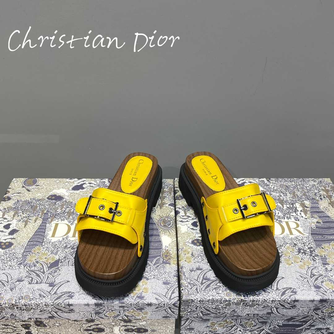 Dior Diorquake Strap Slide - DopestKickz
