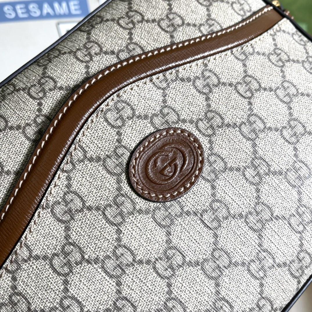 Gucci Messenger Bag With Interlocking G(25.5-20-6cm) - DopestKickz
