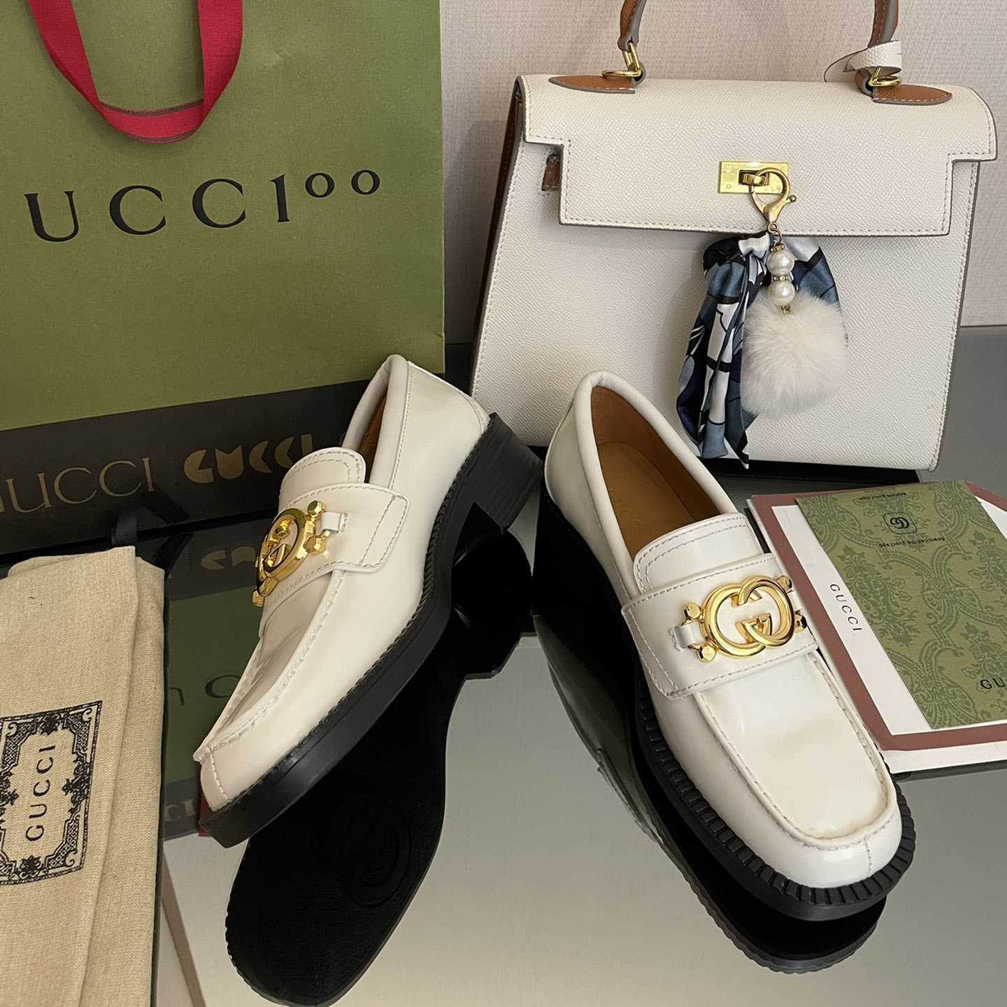 Gucci Women's Loafer With Interlocking G - DopestKickz