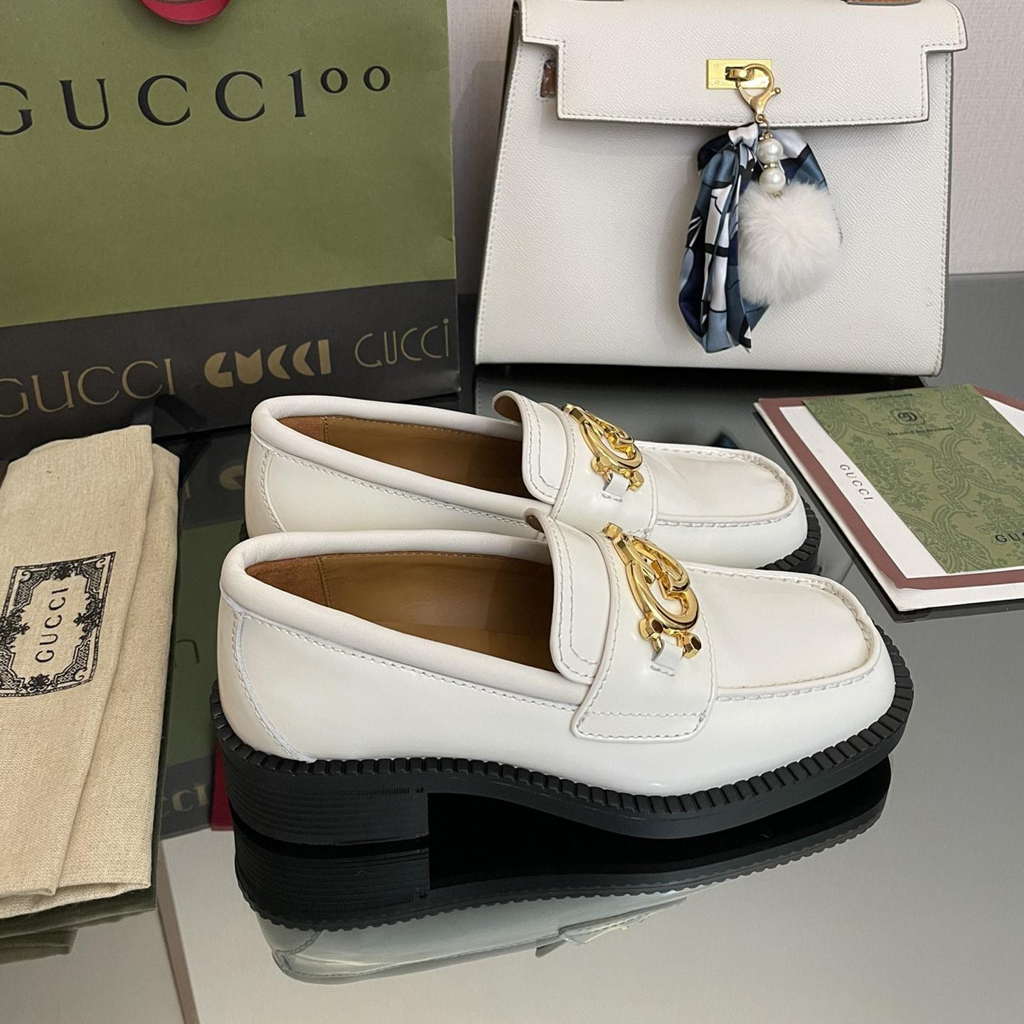 Gucci Women's Loafer With Interlocking G - DopestKickz