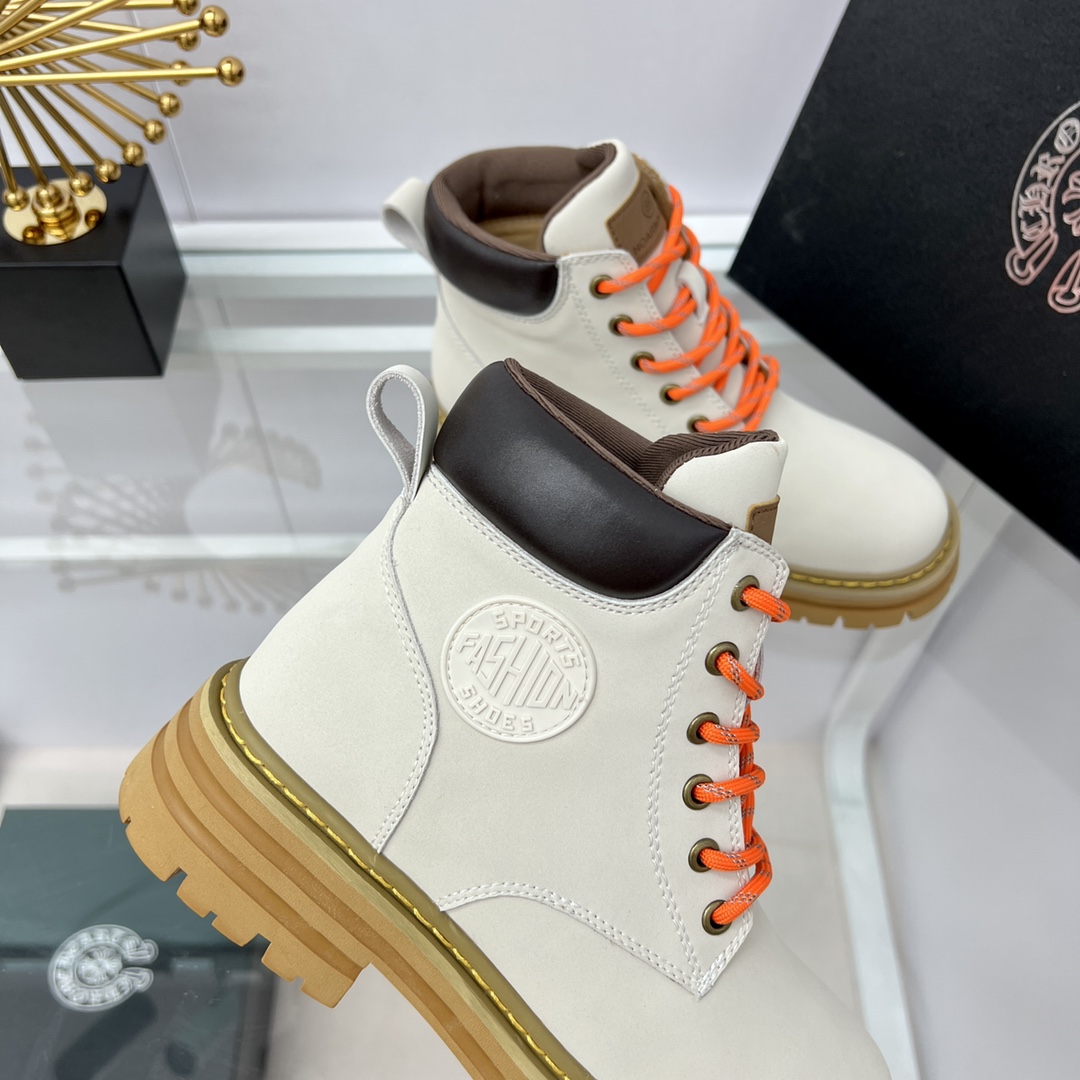 Timberland x Chrome Heart Classic Leather Boots - DopestKickz