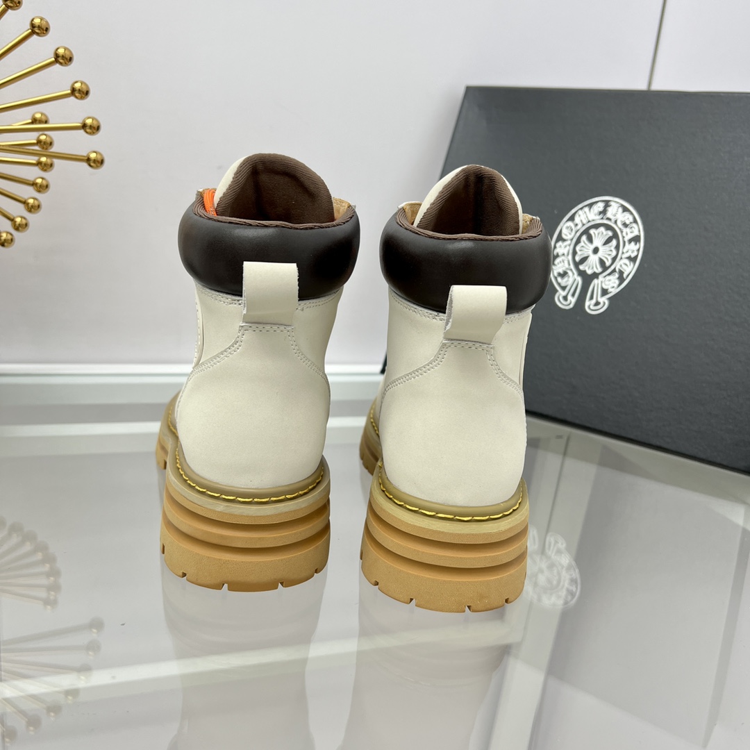 Timberland x Chrome Heart Classic Leather Boots - DopestKickz