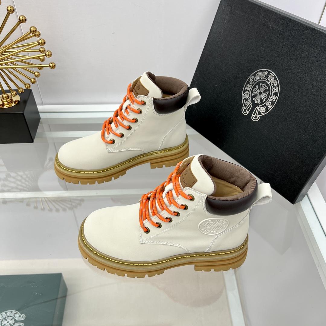 Timberland x Chrome Heart Classic Leather Boots - DopestKickz
