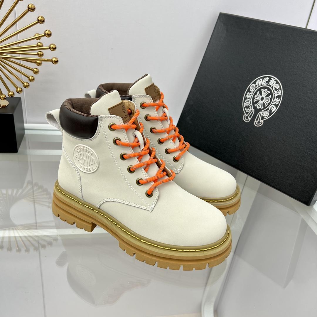 Timberland x Chrome Heart Classic Leather Boots - DopestKickz
