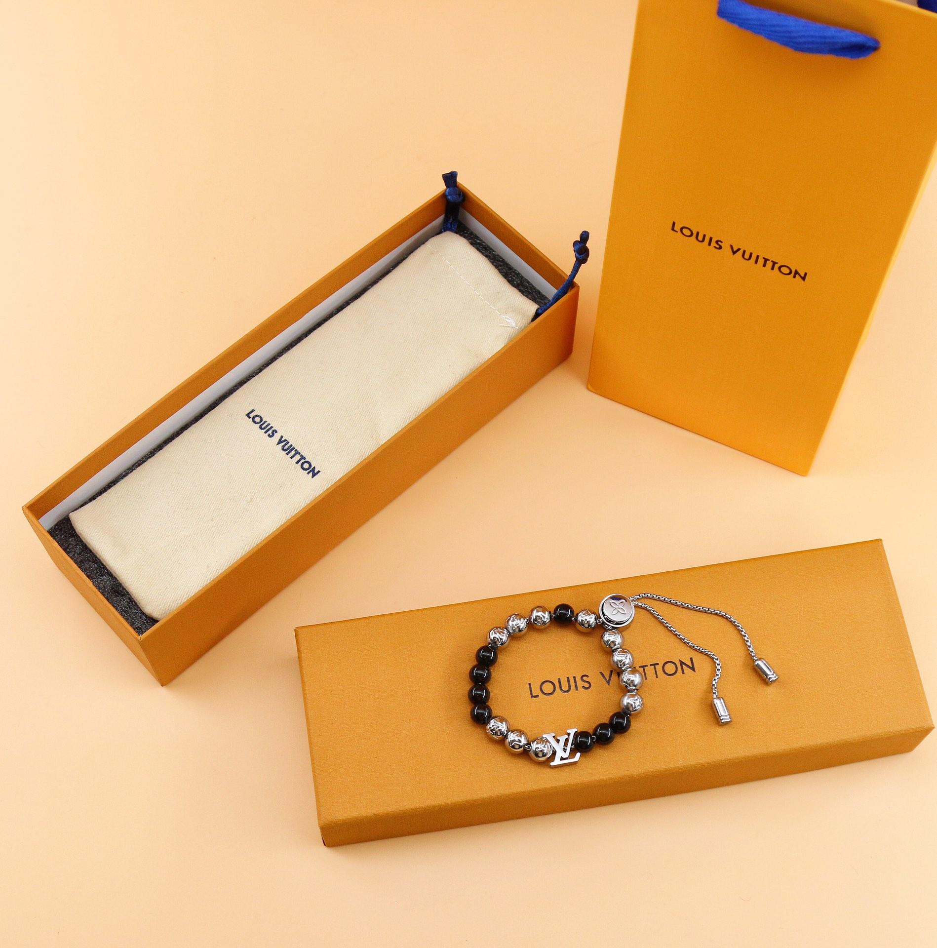 Louis Vuitton Monogram Beads Bracelet   M00512 - DopestKickz