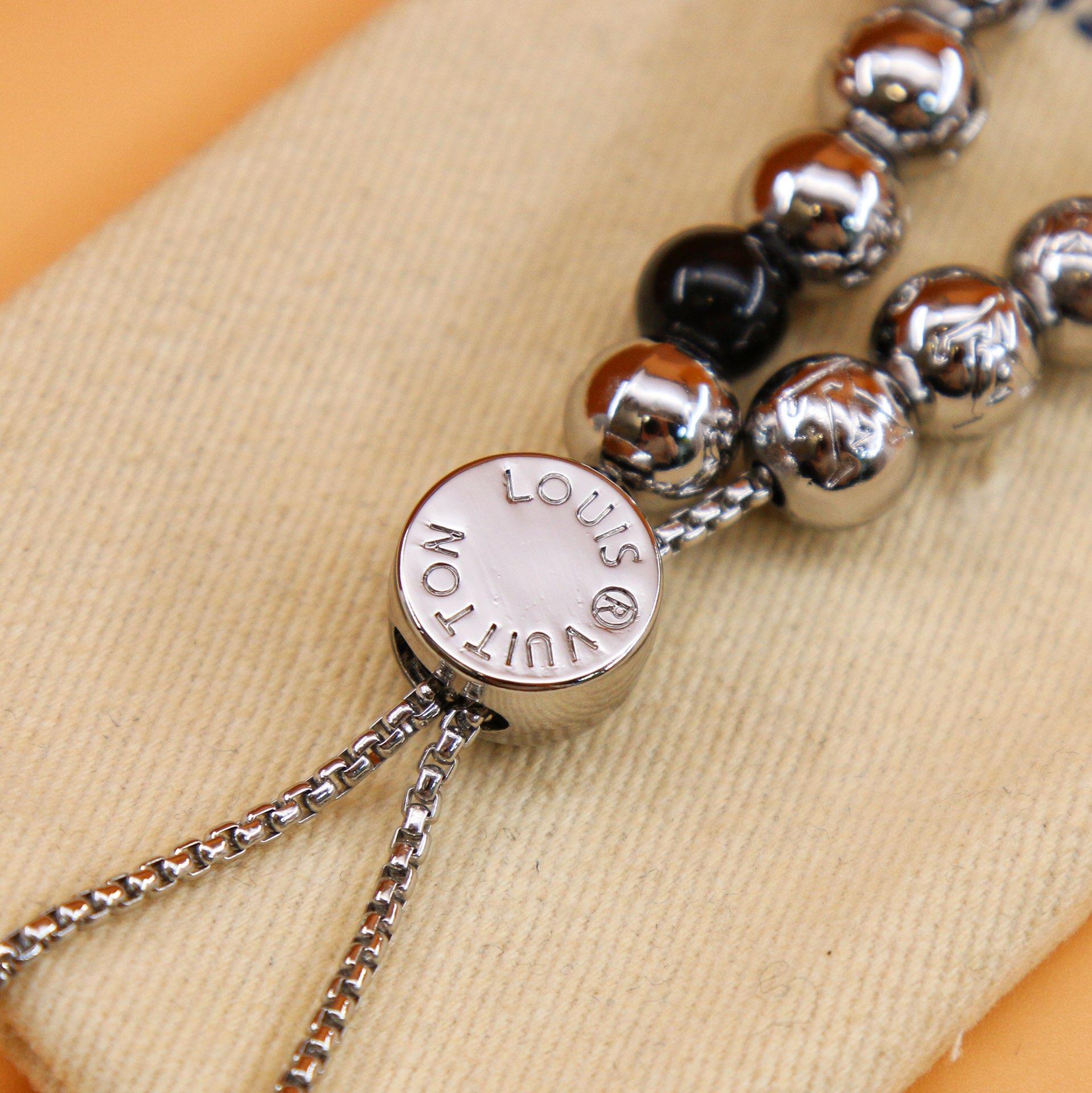 Louis Vuitton Monogram Beads Bracelet   M00512 - DopestKickz