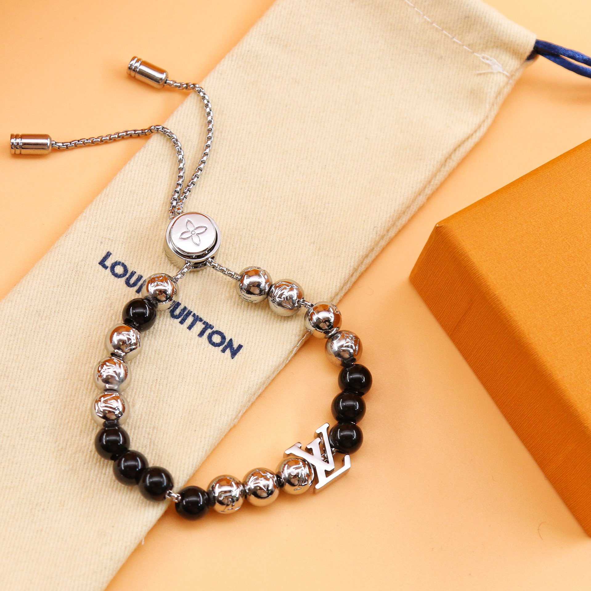 Louis Vuitton Monogram Beads Bracelet   M00512 - DopestKickz