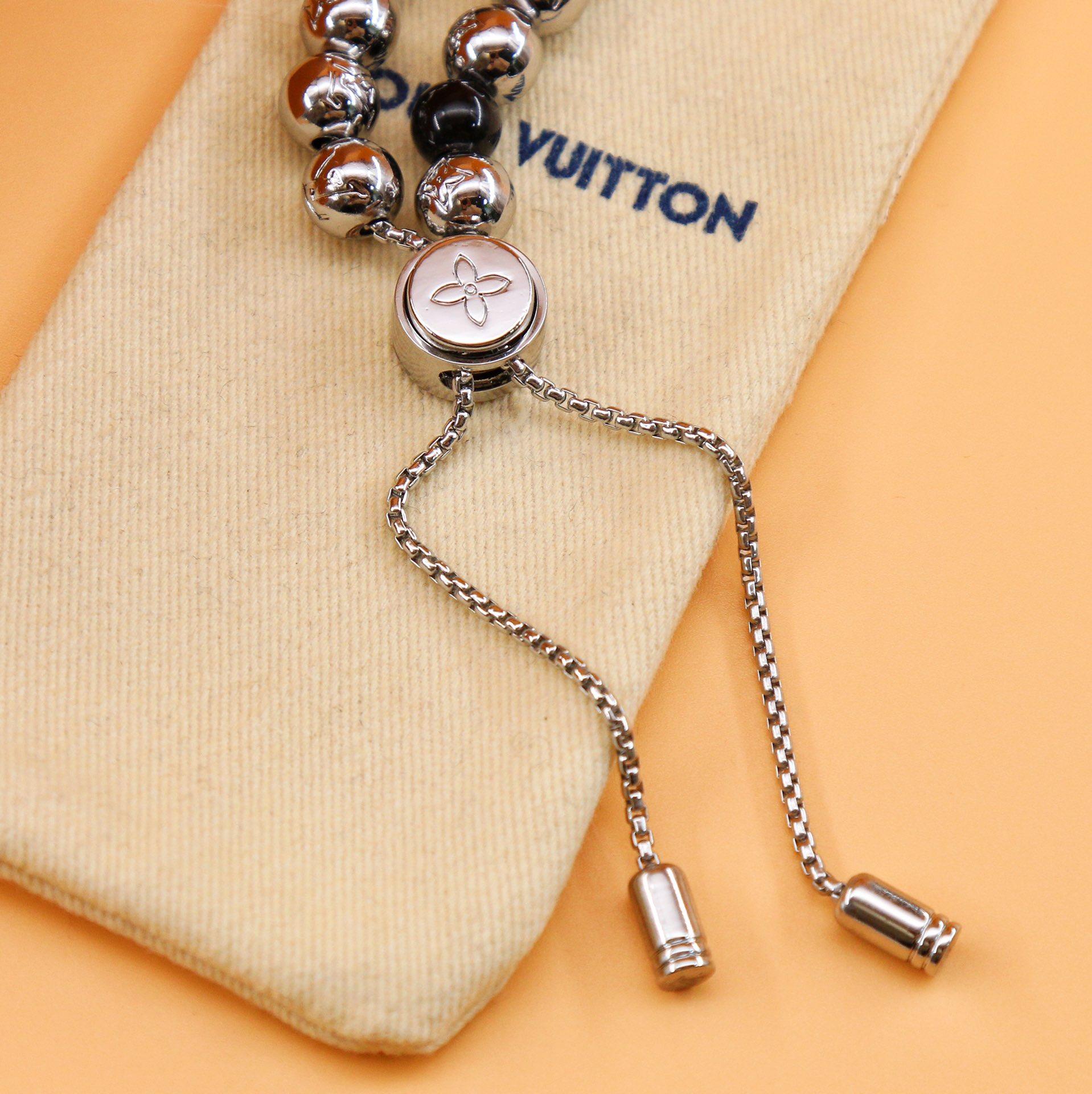 Louis Vuitton Monogram Beads Bracelet   M00512 - DopestKickz