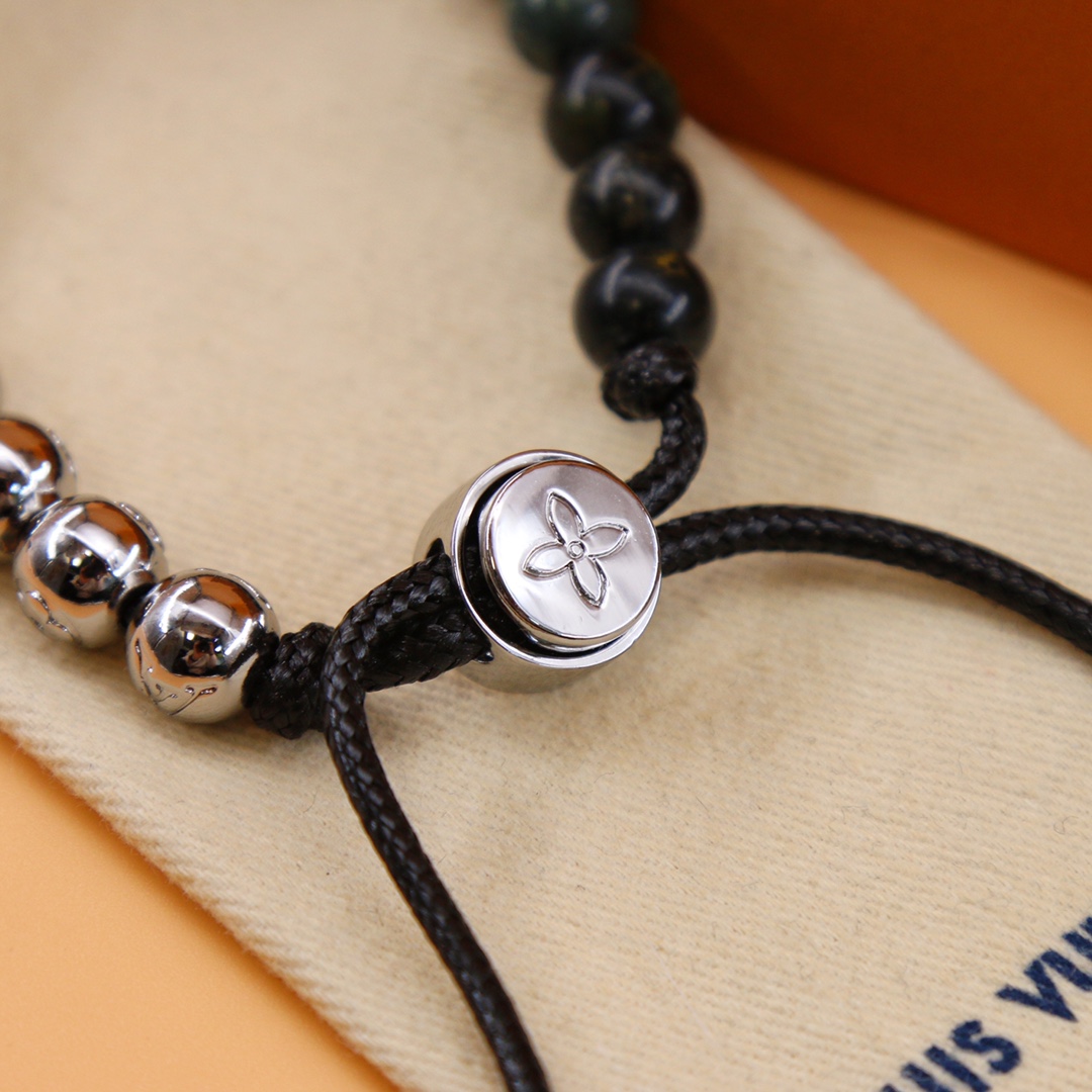 Louis Vuitton Monogram Beads Bracelet   M00511 - DopestKickz