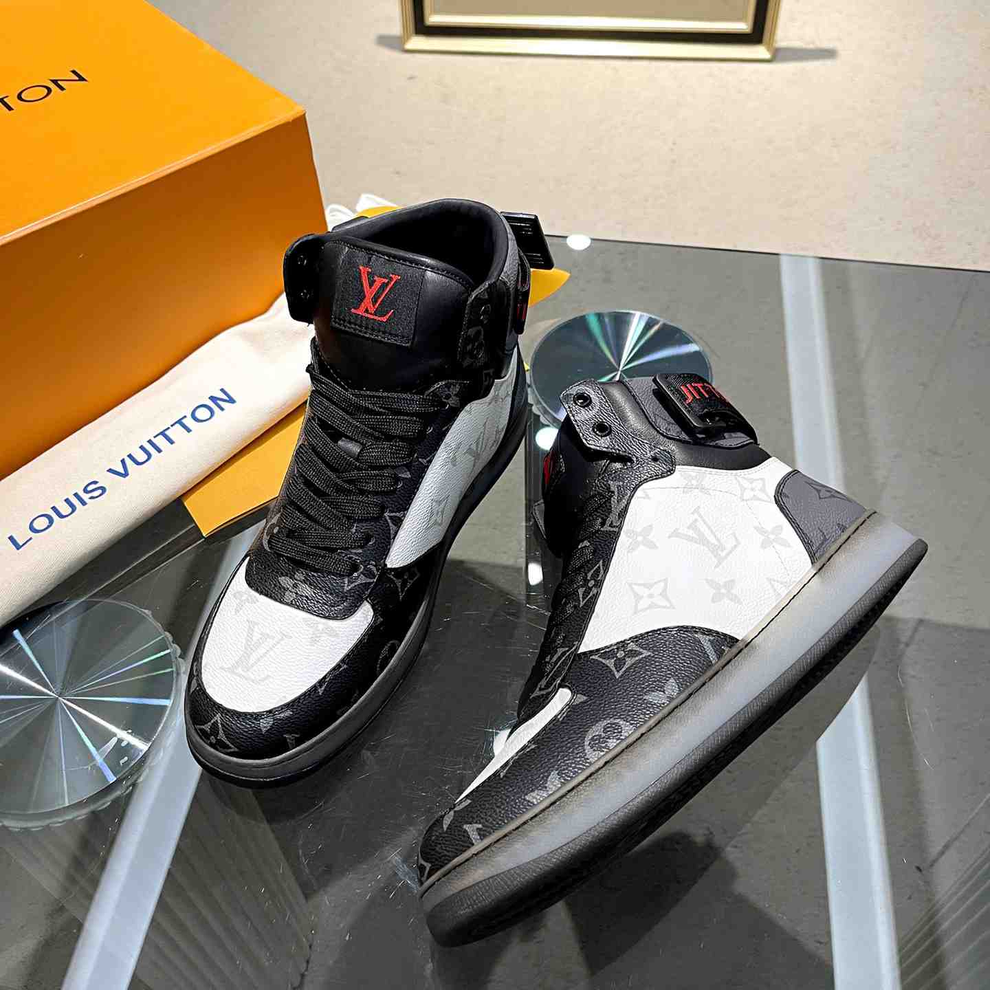 Louis Vuitton Rivoli Sneaker Boot     - DopestKickz