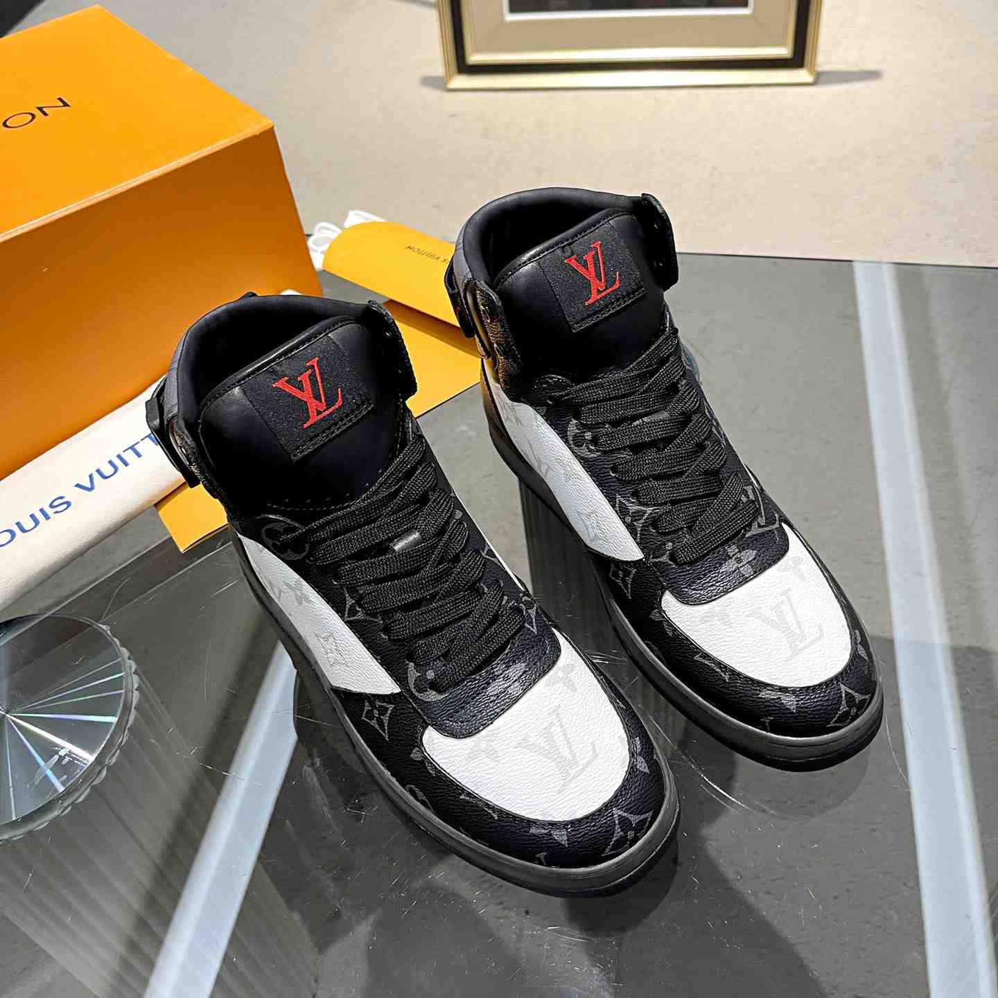 Louis Vuitton Rivoli Sneaker Boot     - DopestKickz
