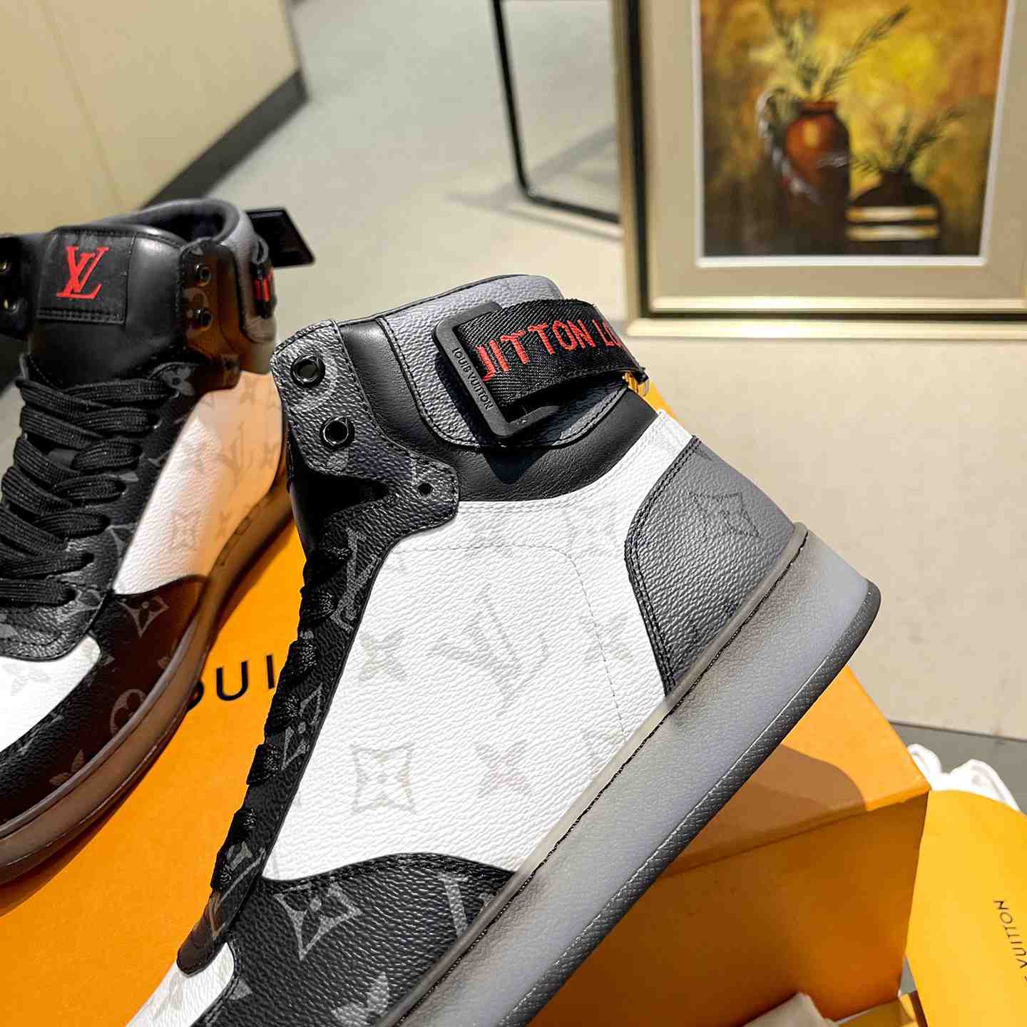 Louis Vuitton Rivoli Sneaker Boot     - DopestKickz