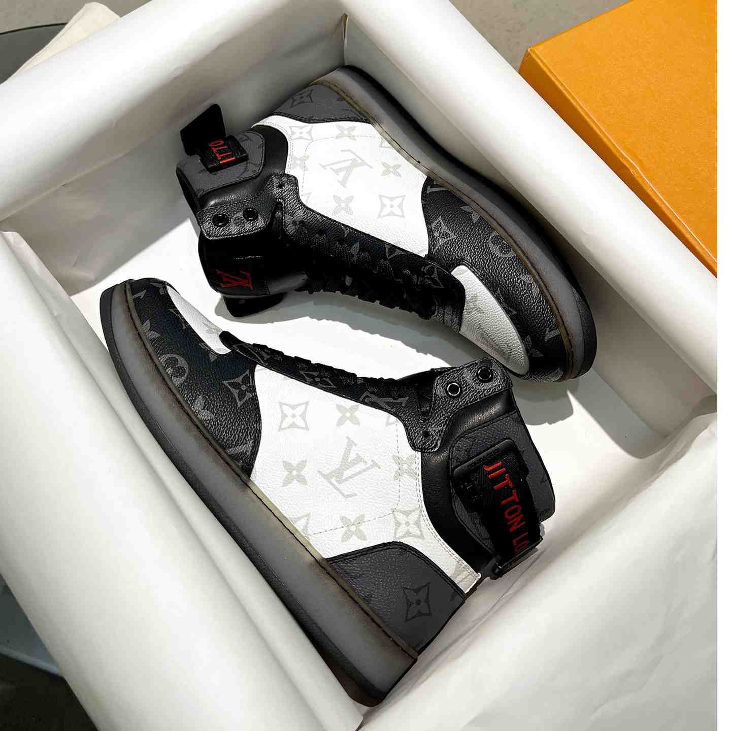 Louis Vuitton Rivoli Sneaker Boot     - DopestKickz