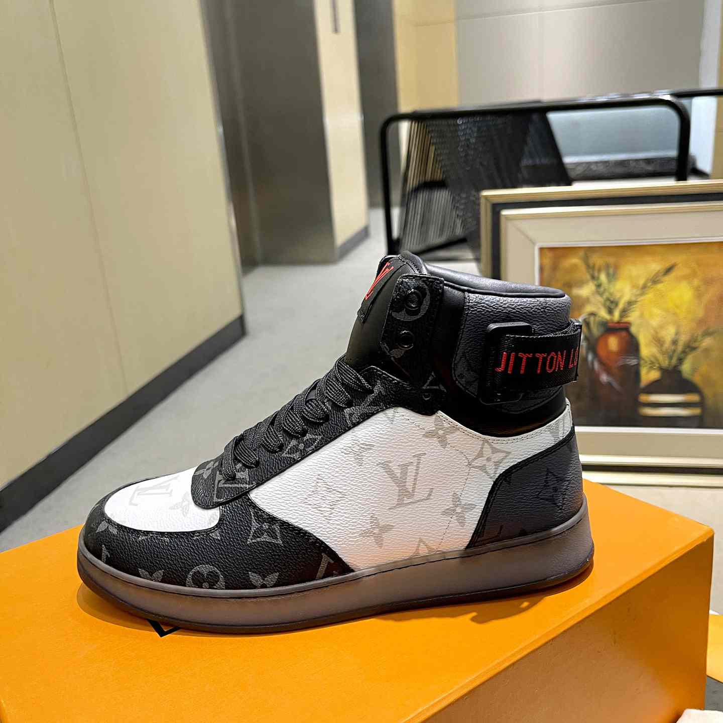 Louis Vuitton Rivoli Sneaker Boot     - DopestKickz
