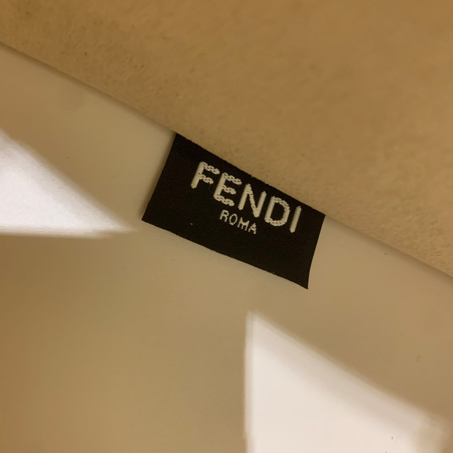 Fendi Sunshine Large White Leather Shopper(40-35-21cm) - DopestKickz