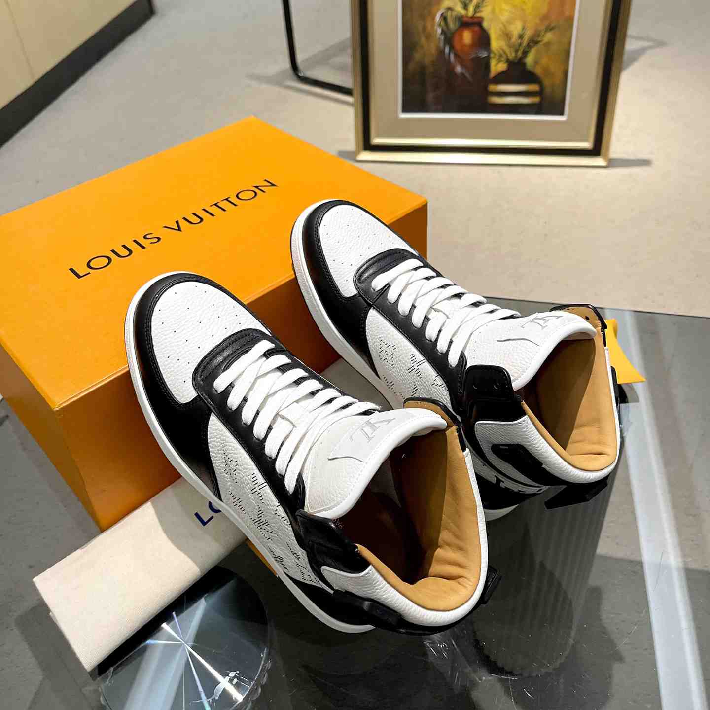 Louis Vuitton Rivoli Sneaker Boot     - DopestKickz
