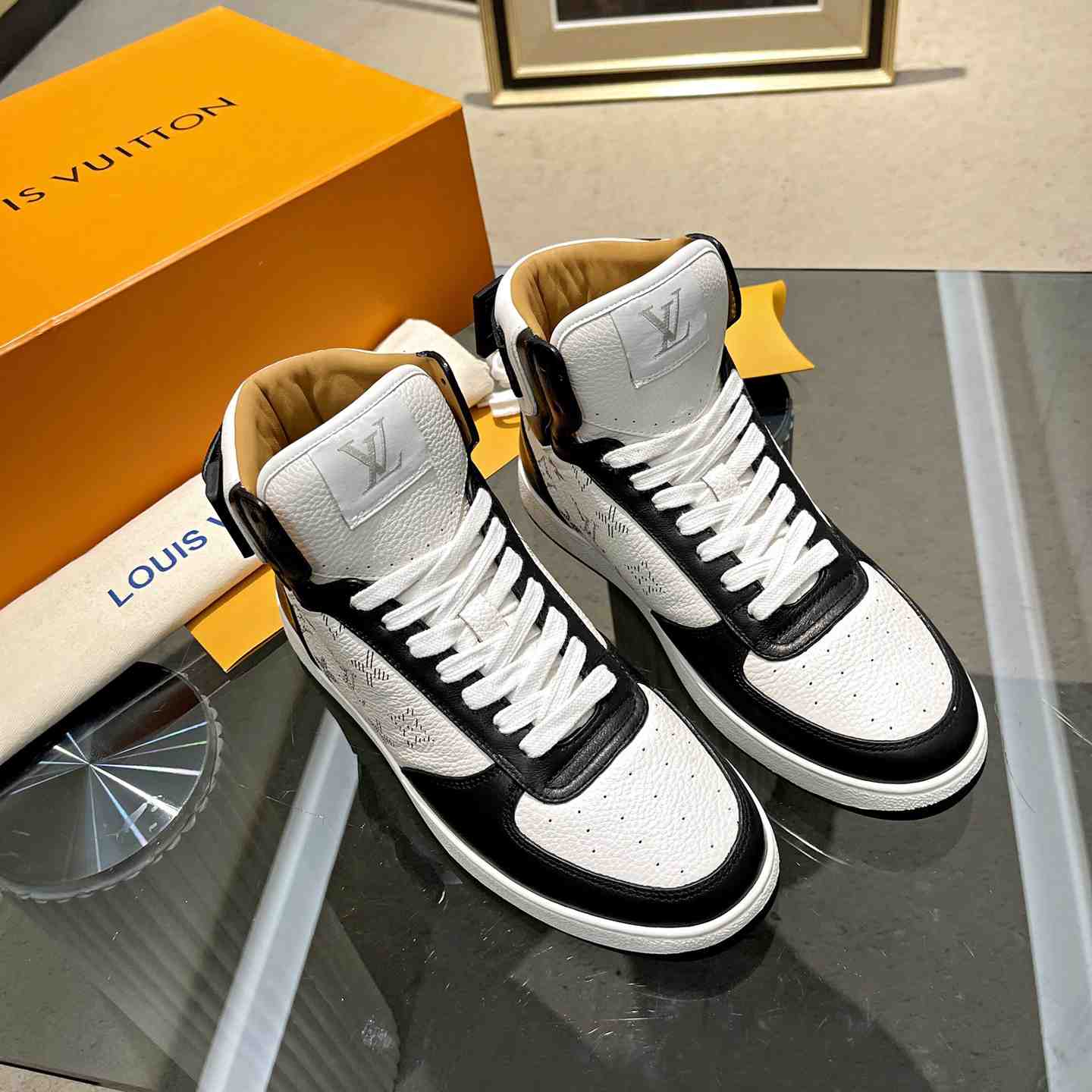 Louis Vuitton Rivoli Sneaker Boot     - DopestKickz
