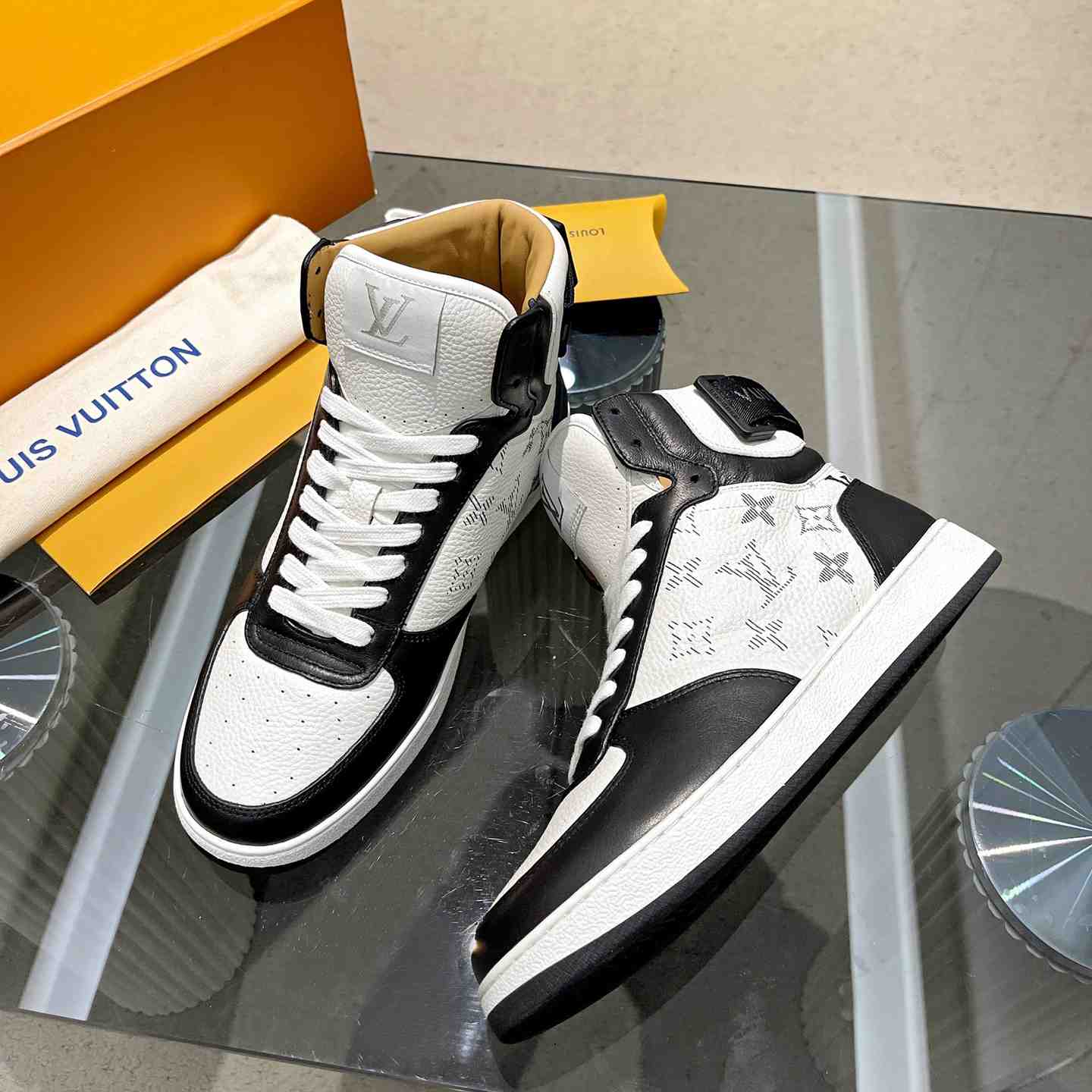 Louis Vuitton Rivoli Sneaker Boot     - DopestKickz