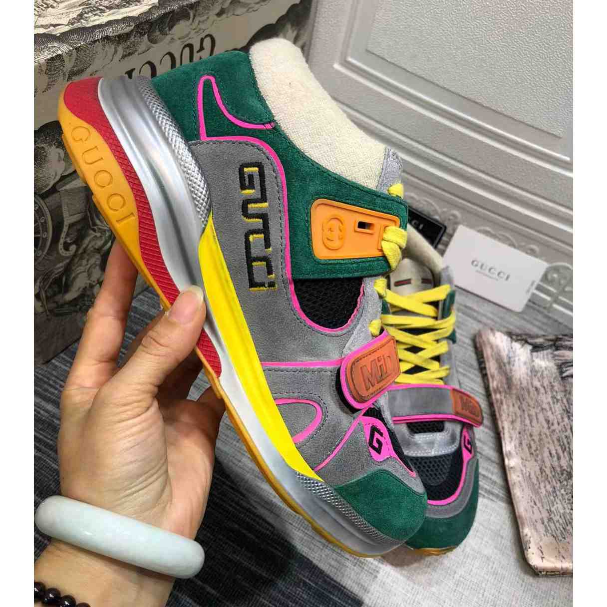 Gucci Athletic Sneakers(Upon UK Size) - DopestKickz