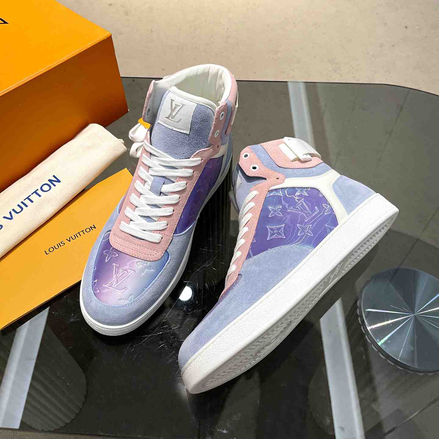 Louis Vuitton Rivoli Sneaker Boot     - DopestKickz