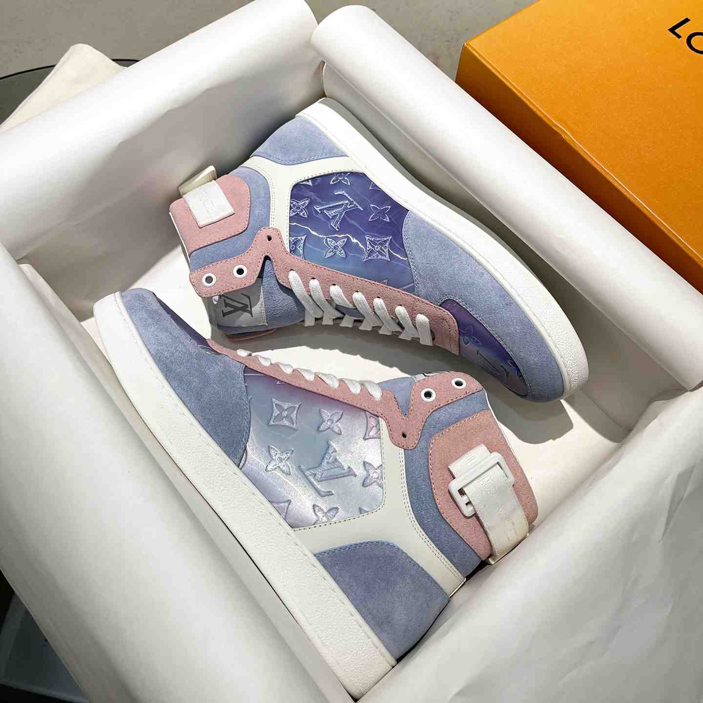 Louis Vuitton Rivoli Sneaker Boot     - DopestKickz