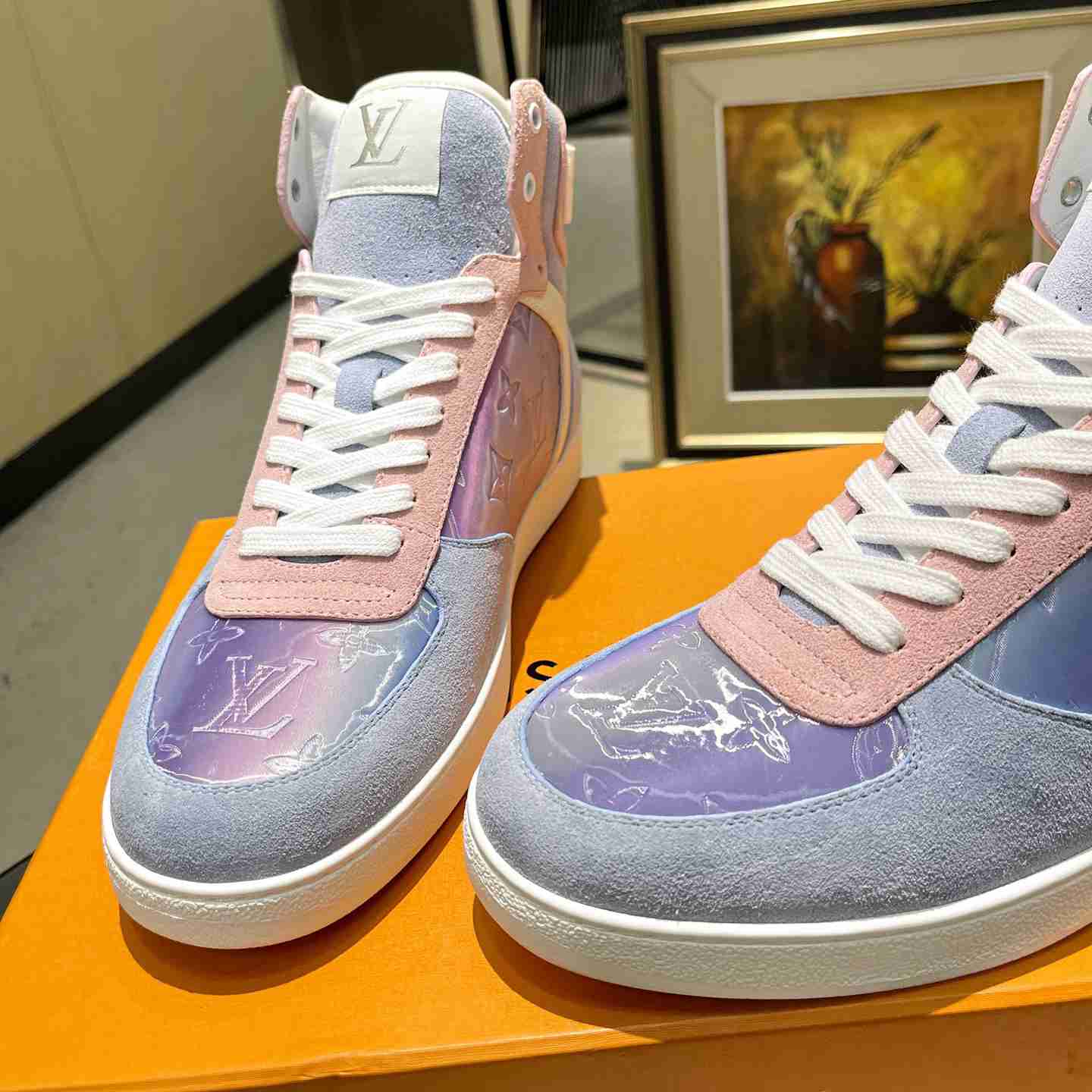 Louis Vuitton Rivoli Sneaker Boot     - DopestKickz