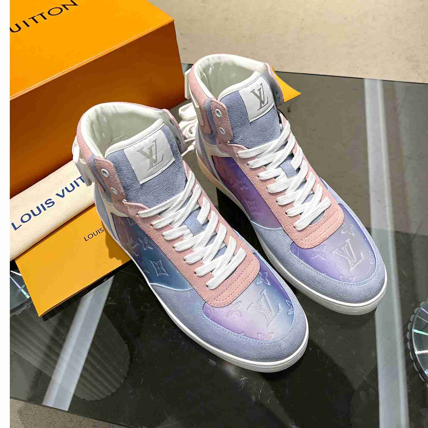 Louis Vuitton Rivoli Sneaker Boot     - DopestKickz