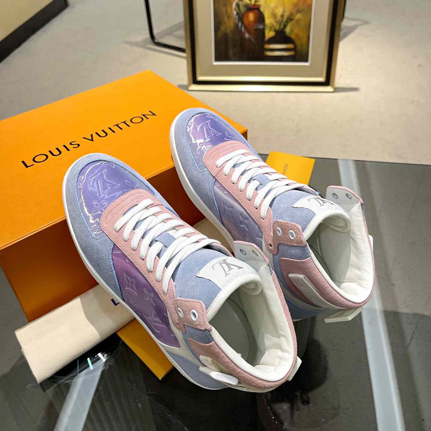 Louis Vuitton Rivoli Sneaker Boot     - DopestKickz