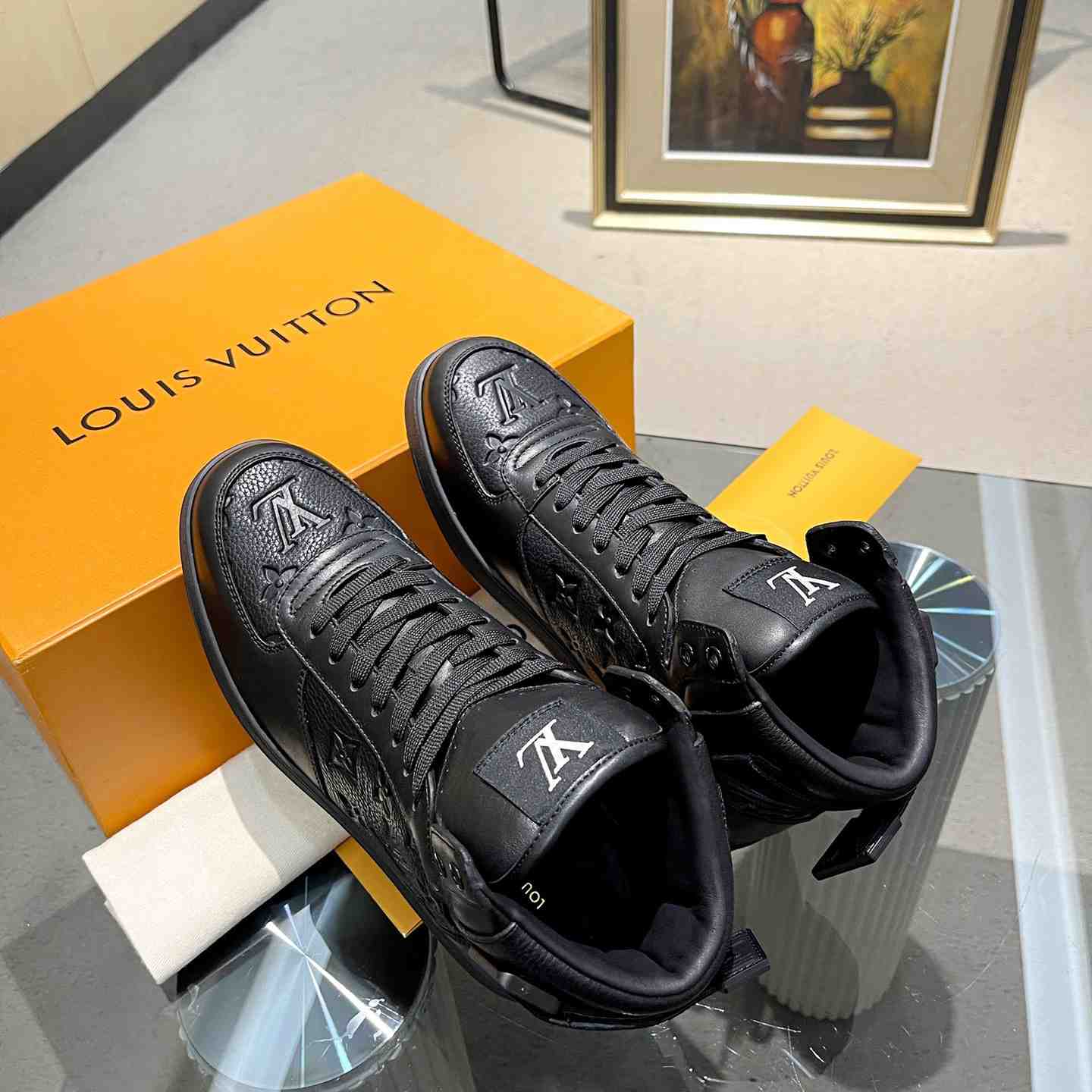 Louis Vuitton Rivoli Sneaker Boot     - DopestKickz