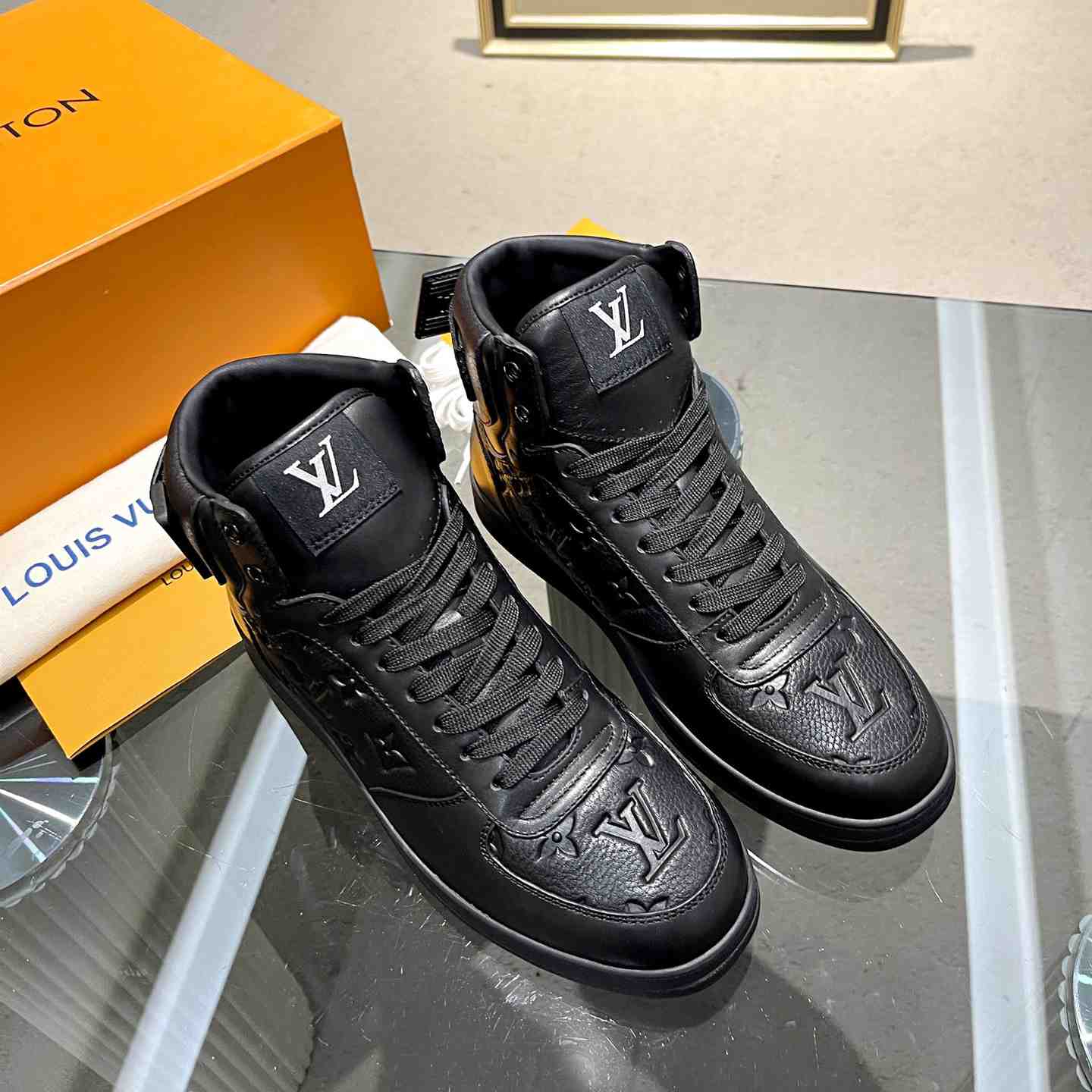 Louis Vuitton Rivoli Sneaker Boot     - DopestKickz