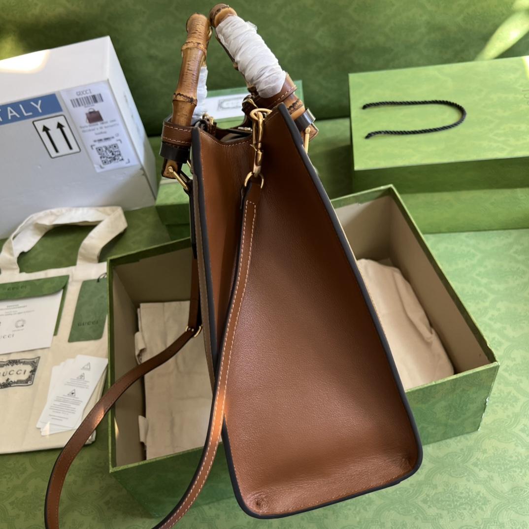 Gucci Diana Medium Top Handle Bag(35-30-14cm) - DopestKickz