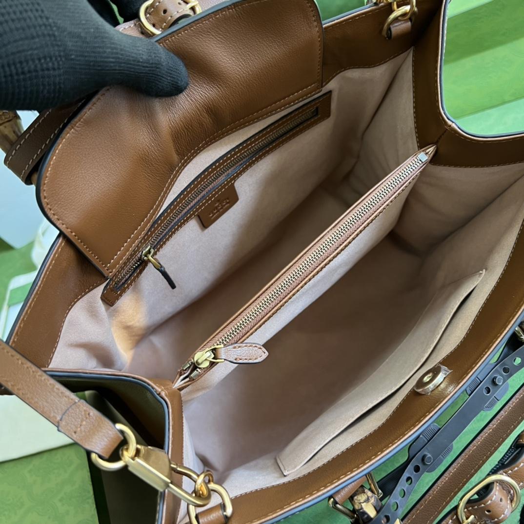 Gucci Diana Medium Top Handle Bag(35-30-14cm) - DopestKickz